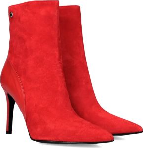 Notre-V Notre V 17535 Enkellaarsjes Enkelboots met rits Dames Rood