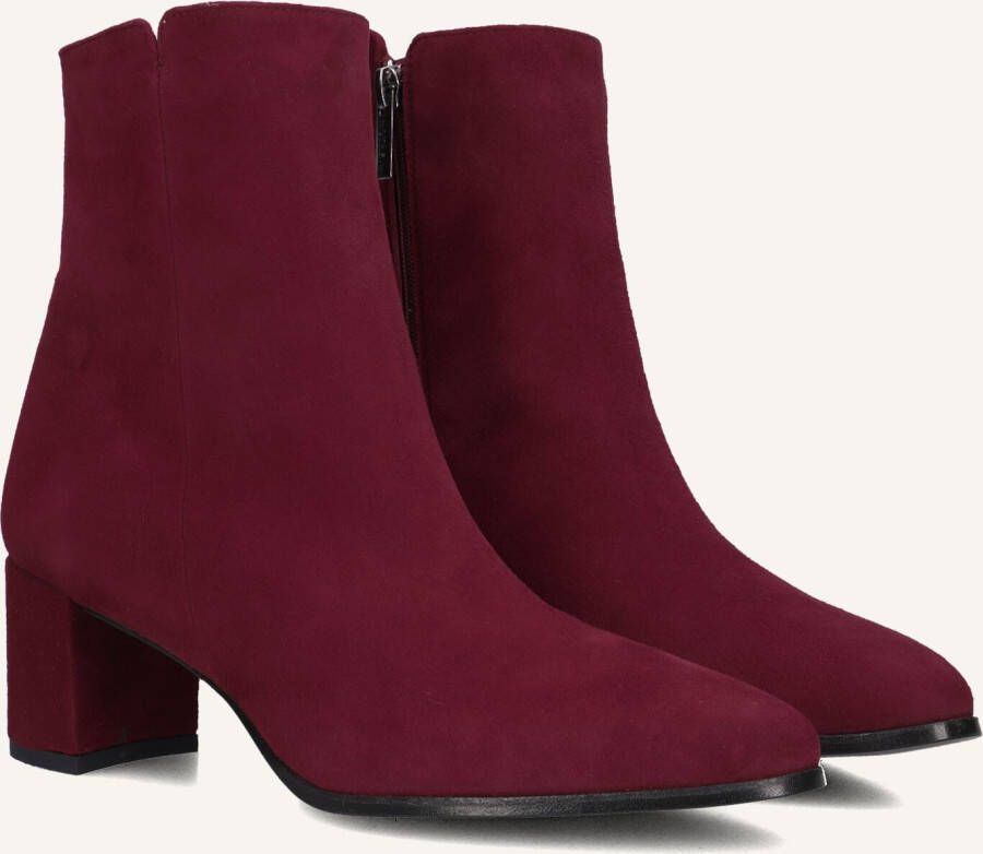 Notre-V 8560 Enkellaarsjes Enkelboots met rits Dames Rood
