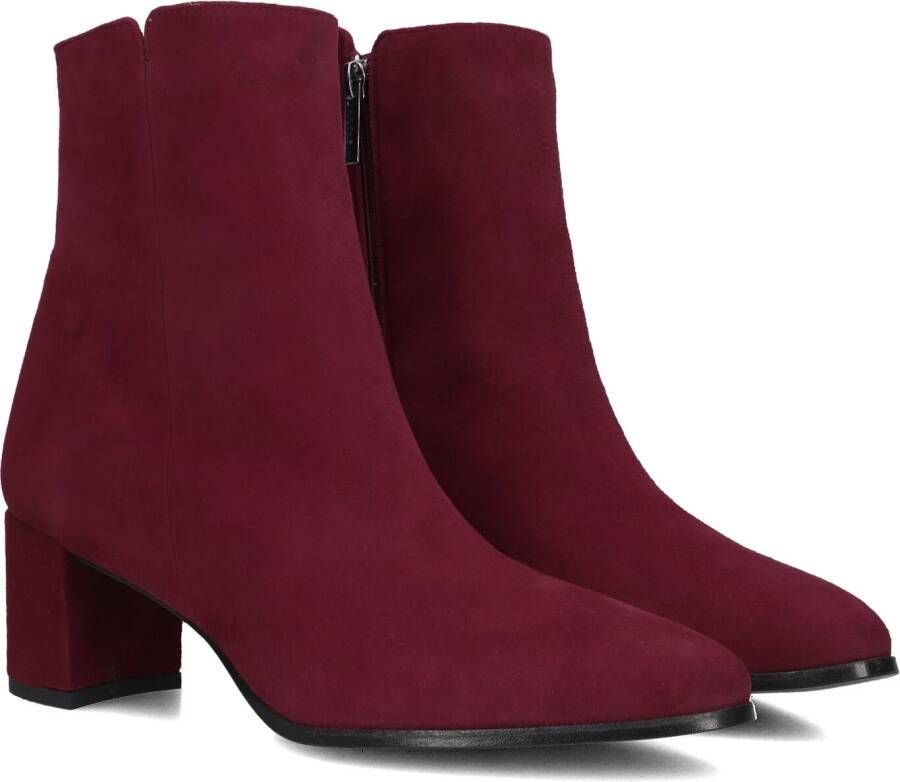 Notre-V 8560 Enkellaarsjes Enkelboots met rits Dames Rood