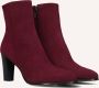 Notre-V 97436 Enkellaarsjes Enkelboots met rits Dames Rood - Thumbnail 1