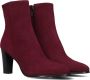 Notre-V 97436 Enkellaarsjes Enkelboots met rits Dames Rood - Thumbnail 1
