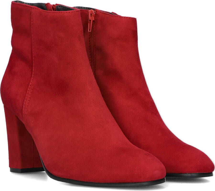 Notre-V Diane-02 Enkellaarsjes Enkelboots met rits Dames Rood