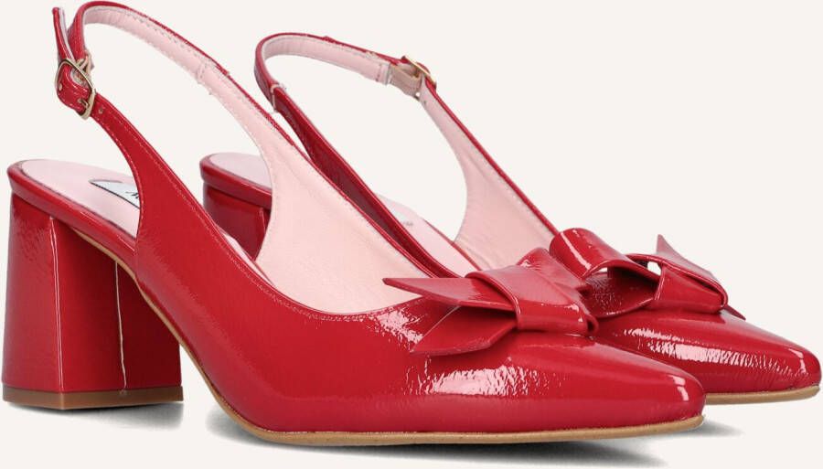 Notre-v Rode Slingback Hakken Stijlvol Model