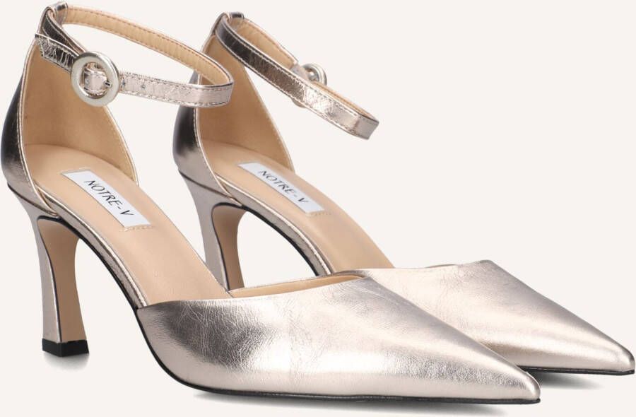 Notre-v Rosegouden Pumps met Puntneus