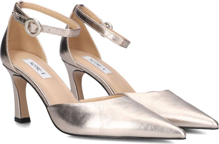 Notre-v Rosegouden Pumps met Puntneus