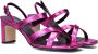 Metallica Metalli Sandalen Dames Roze - Thumbnail 1