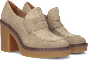 Notre-V Notre V 32215 Enkellaarsjes Enkelboots Dames Taupe