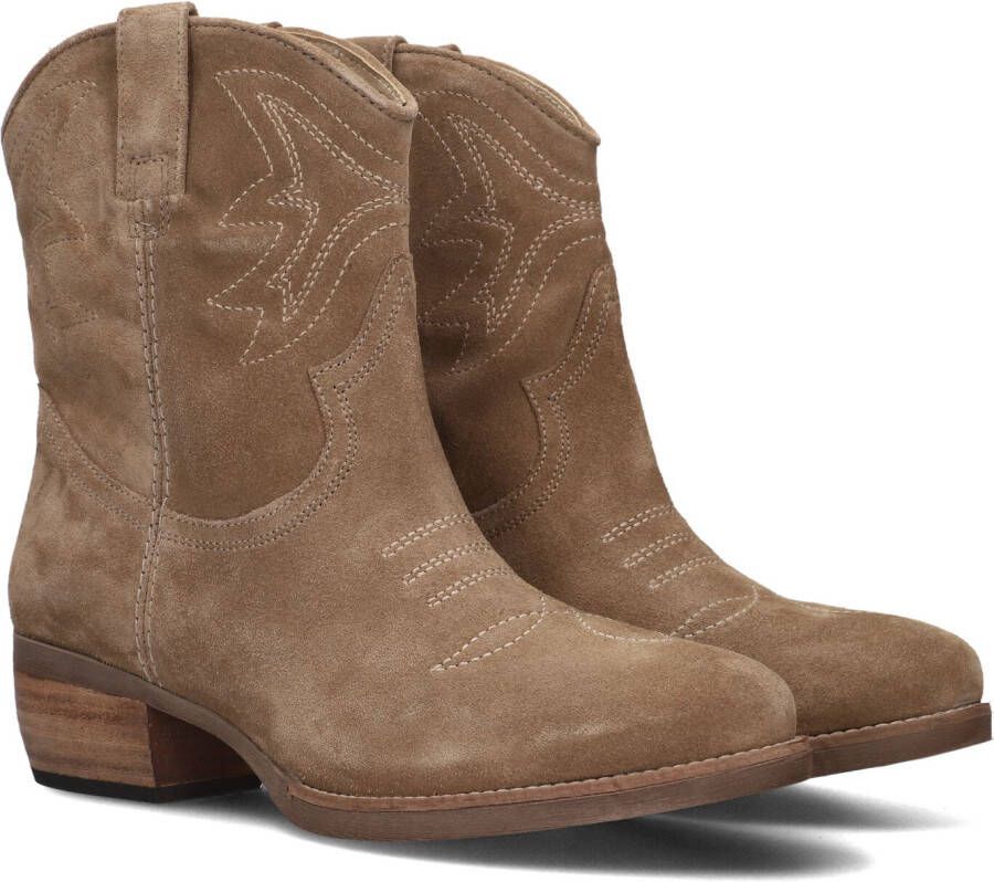 Notre-V 851 Enkellaarsjes Enkelboots Dames Taupe