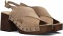 Bruin Tinten 06 241 Sandalen Dames Taupe - Thumbnail 1