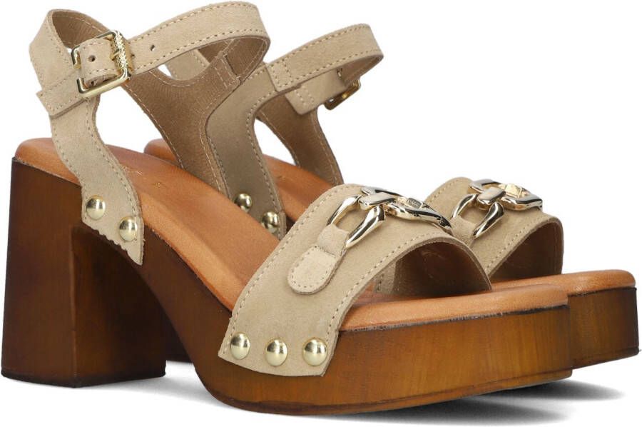 NOTRE-V Taupe Sandalen 8635