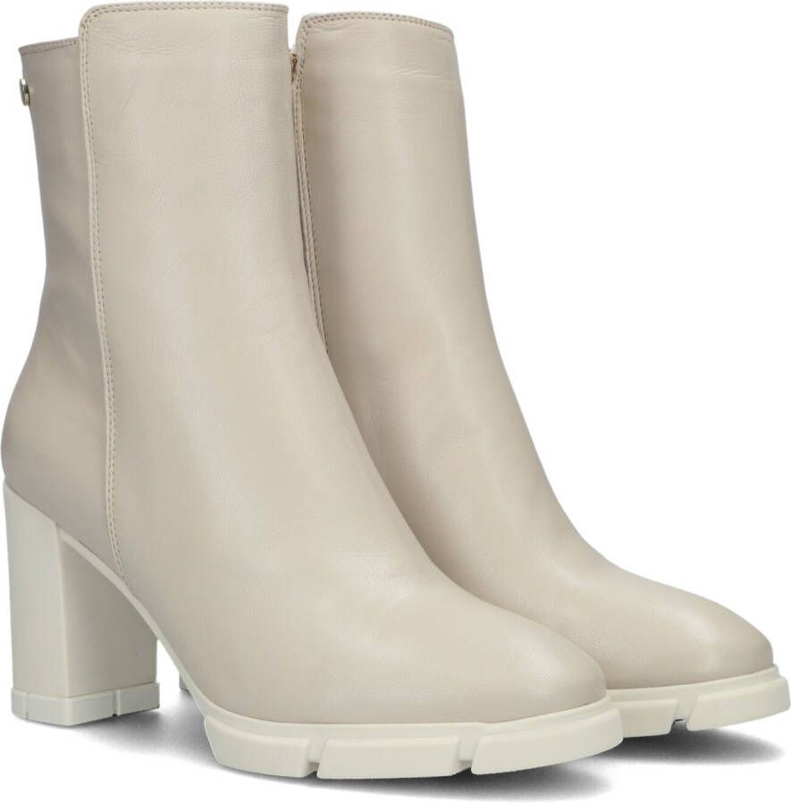 Notre-V Notre V 04 241 Enkellaarsjes Enkelboots met rits Dames Wit