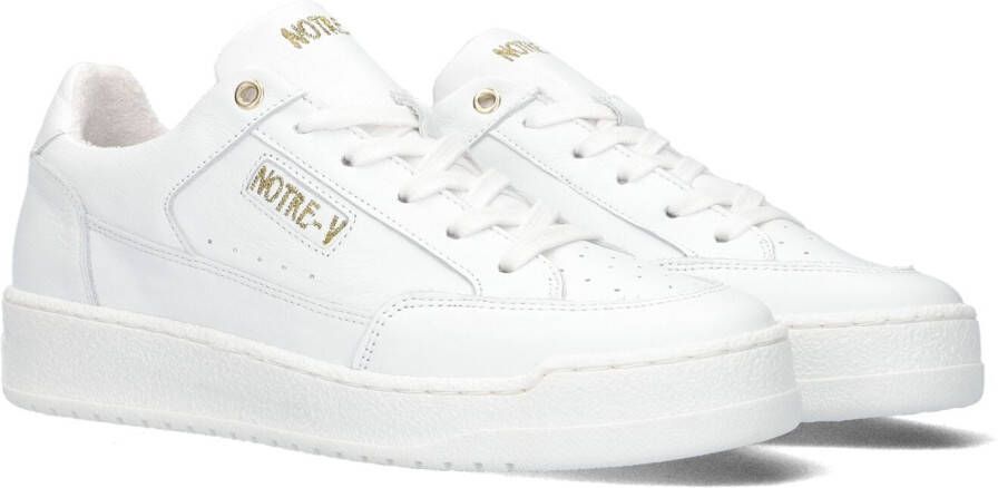 Notre-V Yenthe 2-f Lage sneakers Leren Sneaker Dames Wit