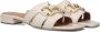 Chain Detail 06 6403 Slippers Dames Wit - Thumbnail 1