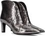 Notre-V 38235 Enkellaarsjes Enkelboots met rits Dames Zilver - Thumbnail 1