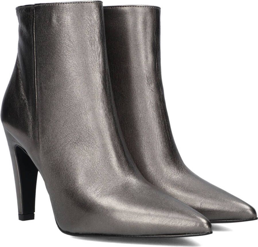 Notre-V 87533 1 Enkellaarsjes Enkelboots met rits Dames Zilver