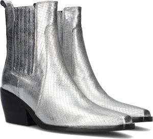 City Western Aq312 Enkellaarsjes Dames Zilver