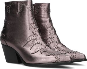 Notre-V Ar196 Enkellaarsjes Enkelboots met rits Dames Zilver