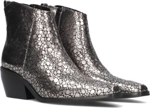 Notre-V Ar201 Enkellaarsjes Enkelboots met rits Dames Zilver