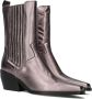 Notre-V Ar208 Enkellaarsjes Enkelboots met rits Dames Zilver - Thumbnail 1