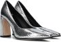 Notre-V 11102 Pumps High Heels Schoenen Hoge Hak Dames Zilver - Thumbnail 1