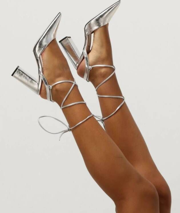 Notre-V 27105 Pumps High Heels Schoenen Hoge Hak Dames Zilver - Foto 3