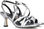 Metallica Metalli Sandalen Dames Zilver - Thumbnail 1