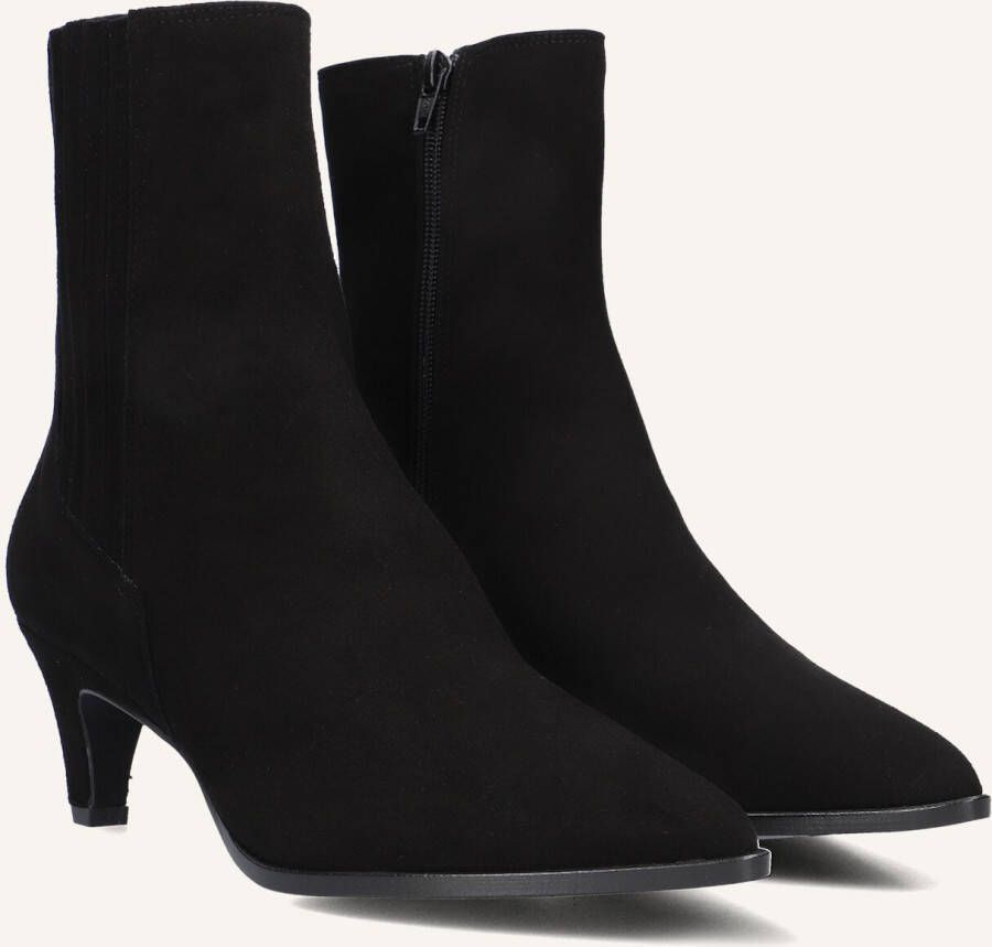 Notre-V 15225 Enkellaarsjes Enkelboots met rits Dames Zwart