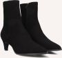 Notre-V 15225 Enkellaarsjes Enkelboots met rits Dames Zwart - Thumbnail 1