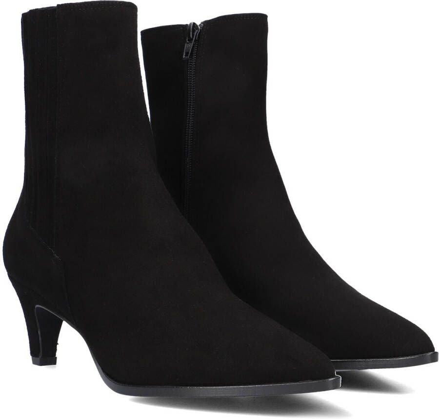 Notre-V 15225 Enkellaarsjes Enkelboots met rits Dames Zwart