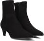 Notre-V 15225 Enkellaarsjes Enkelboots met rits Dames Zwart - Thumbnail 1