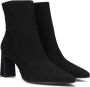 Notre-V Notre V 41039 Enkellaarsjes Enkelboots met rits Dames Zwart - Thumbnail 1