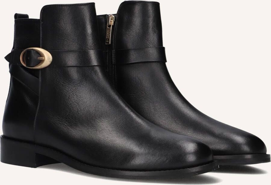 Notre-V 3262 Enkellaarsjes Enkelboots met rits Dames Zwart