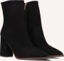 Notre-V 46936 Enkellaarsjes Enkelboots met rits Dames Zwart - Thumbnail 1