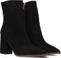Notre-V 46936 Enkellaarsjes Enkelboots met rits Dames Zwart - Thumbnail 1