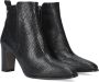 Notre-V Notre V 224838 Enkellaarsjes Enkelboots met rits Dames Zwart - Thumbnail 1