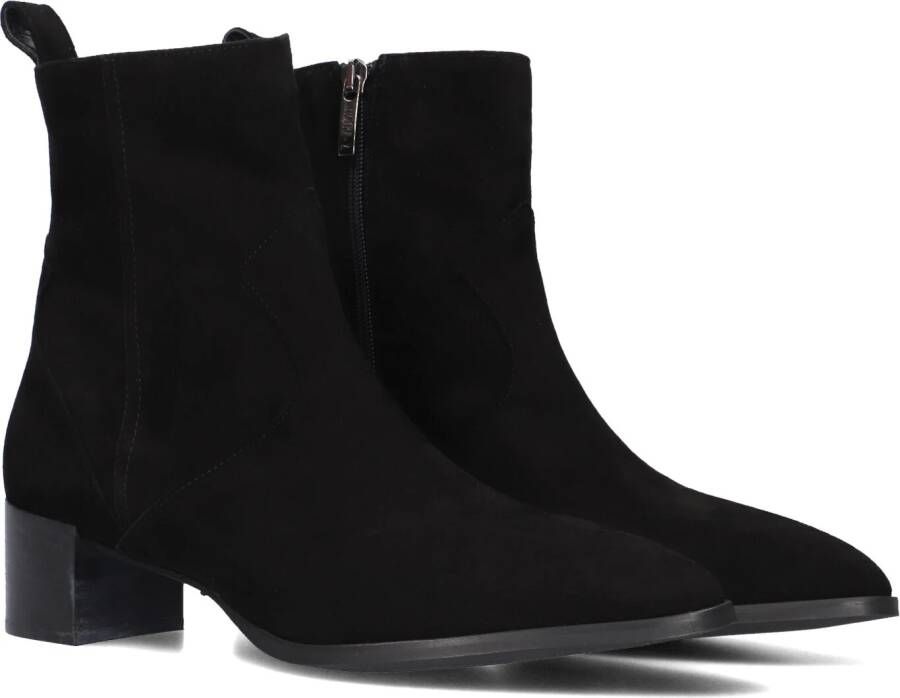 Notre-V 63231 Enkellaarsjes Enkelboots met rits Dames Zwart