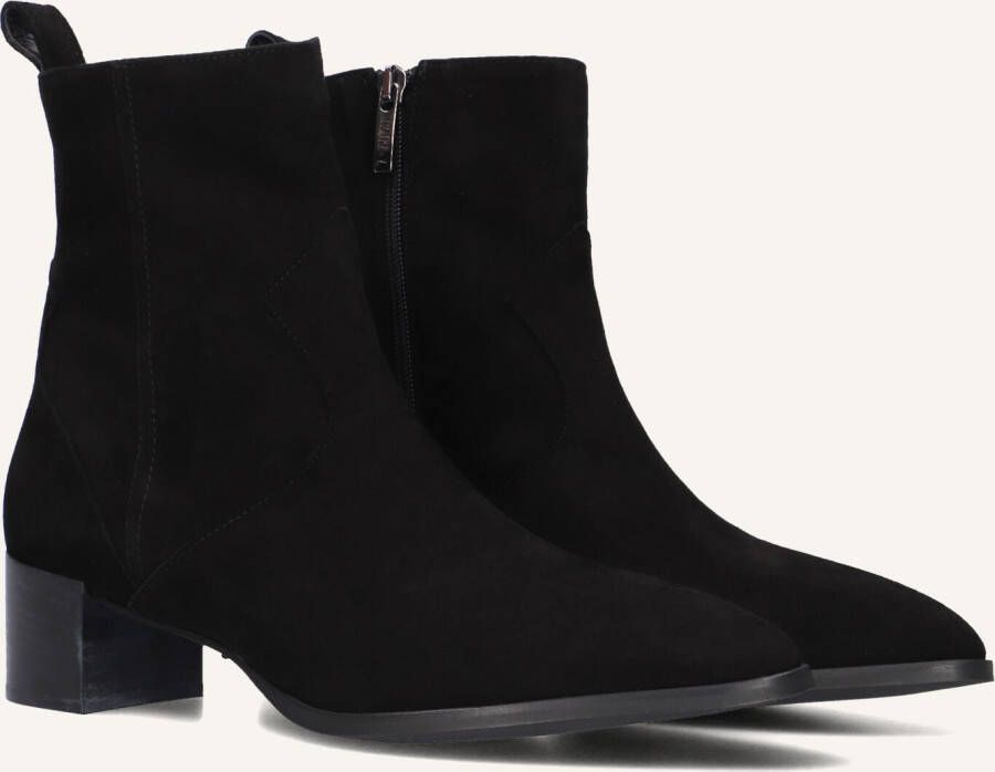 Notre-V 63231 Enkellaarsjes Enkelboots met rits Dames Zwart