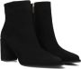 Notre-V 67034 Enkellaarsjes Enkelboots met rits Dames Zwart - Thumbnail 1