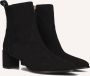 Notre-V 8543 Enkellaarsjes Enkelboots met rits Dames Zwart - Thumbnail 1