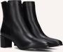 Notre-V 8560 Enkellaarsjes Enkelboots met rits Dames Zwart - Thumbnail 1