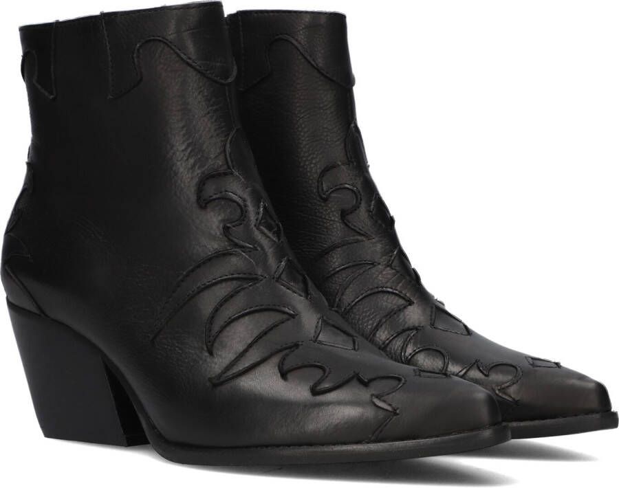 Notre-V Ar196 Enkellaarsjes Enkelboots met rits Dames Zwart