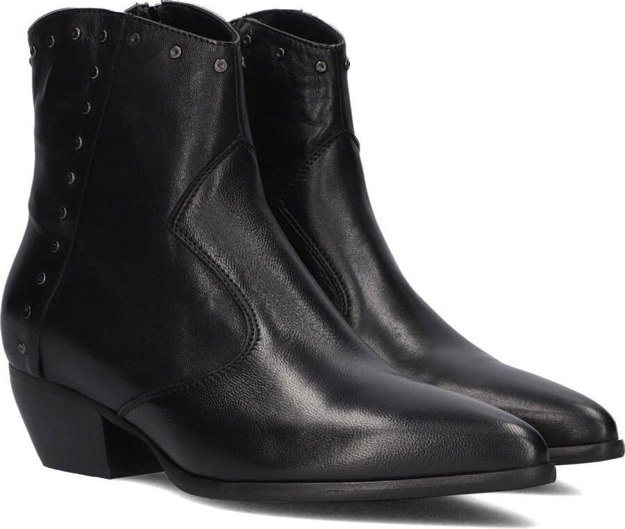 Notre-V Ar231 Enkellaarsjes Enkelboots met rits Dames Zwart