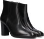 Notre-V Diane-02 Enkellaarsjes Enkelboots met rits Dames Zwart - Thumbnail 1