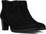 Notre-V Patricia-01 Enkellaarsjes Enkelboots met rits Dames Zwart - Thumbnail 1