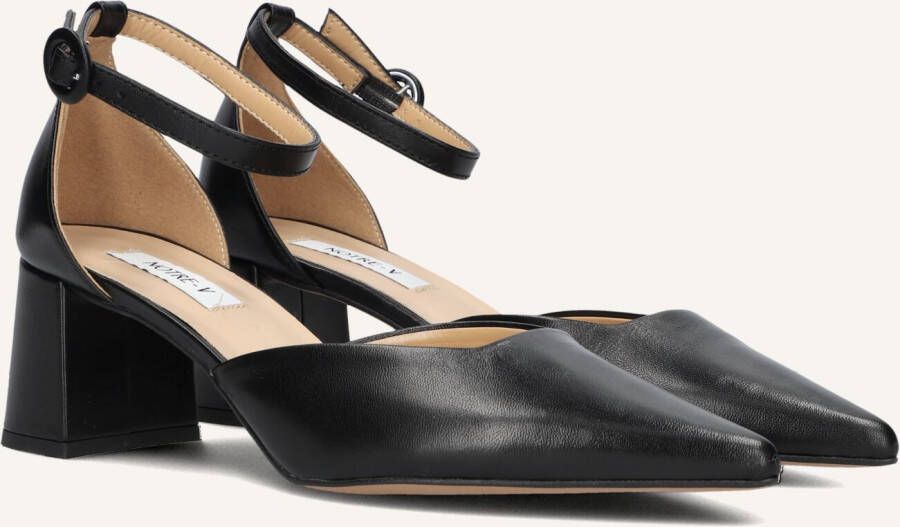 Notre-v Elegante Zwarte Sandalen met Hak