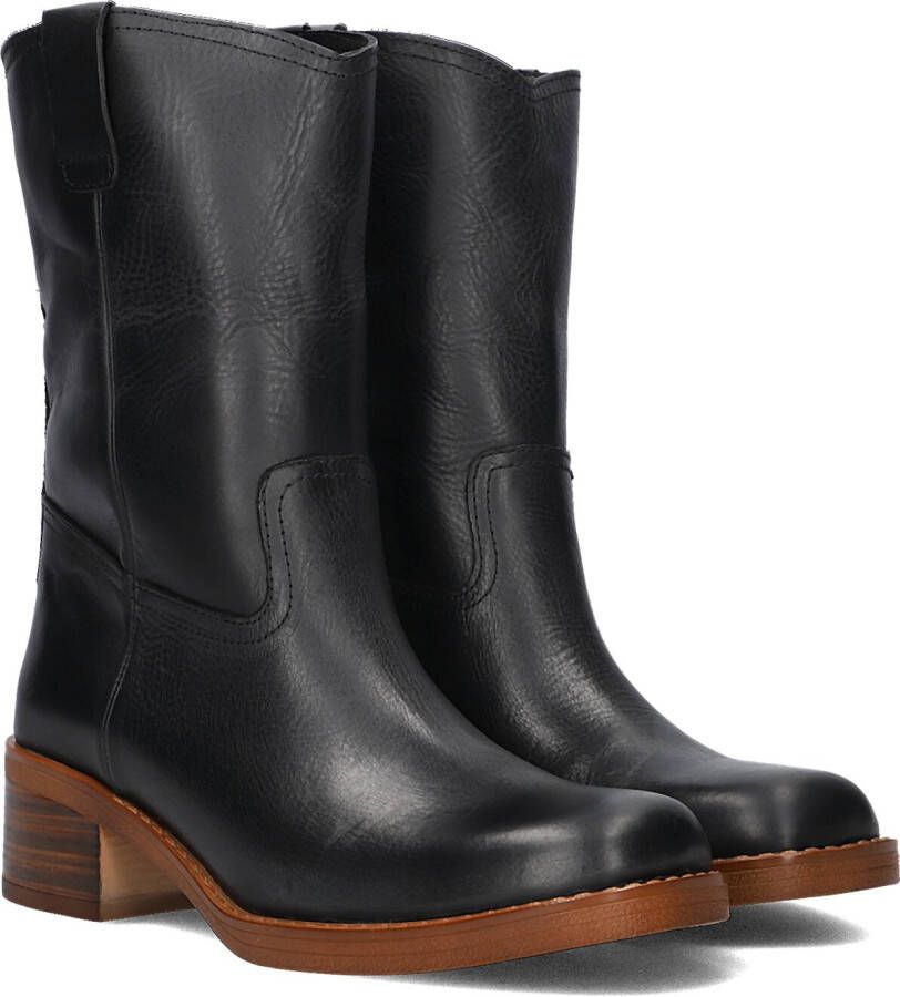 Notre-V A01005 Enkelboots Enkellaarsjes Dames Zwart