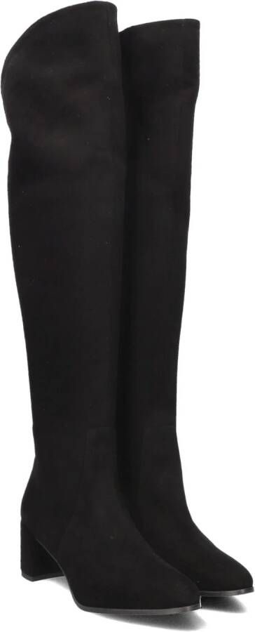 Notre-v Elegante Zwarte Suède Hoge Laarzen Black Dames