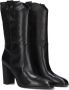 Notre-V Ar142 Enkellaarsjes Enkelboots met rits Dames Zwart - Thumbnail 1