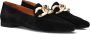 Notre-V 4605 Loafers Instappers Dames Zwart - Thumbnail 1