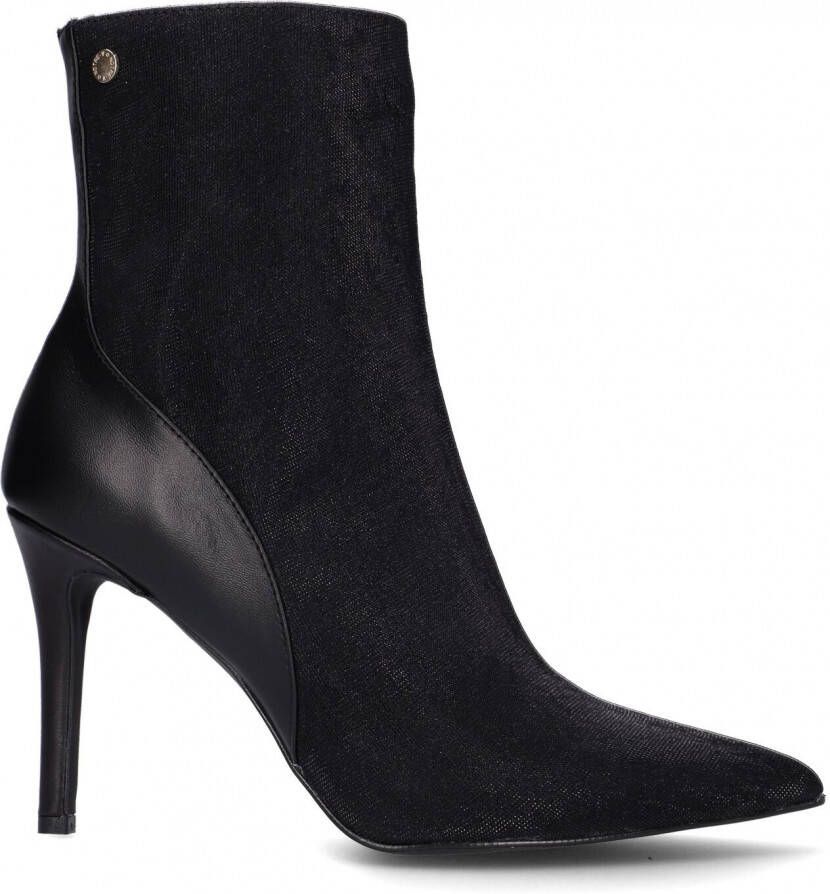 Notre-V Notre V 17535 Enkellaarsjes Enkelboots met rits Dames Zwart